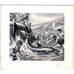 Famiglia Cristiana - Severino Baraldi - Illustrazione Originale  - 1985