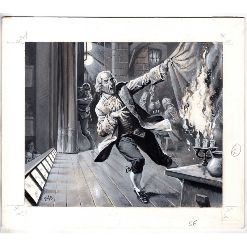 Famiglia Cristiana - Severino Baraldi - Illustrazione Originale  - 1986
