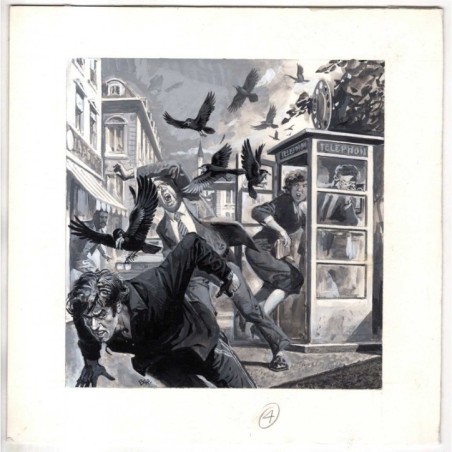 Famiglia Cristiana - Severino Baraldi - Illustrazione Originale  - 1985