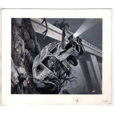 Famiglia Cristiana - Severino Baraldi - Illustrazione Originale  - 1986