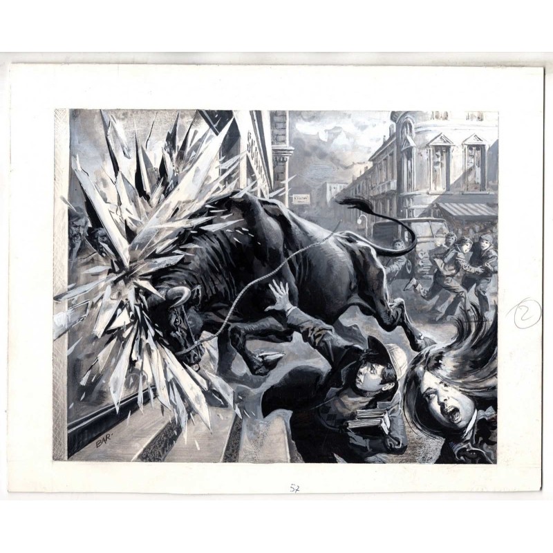 Famiglia Cristiana - Severino Baraldi - Illustrazione Originale  - 1986