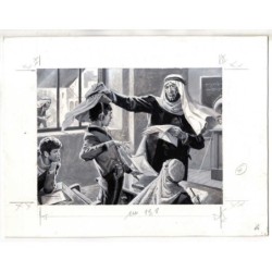 Famiglia Cristiana - Severino Baraldi - Illustrazione Originale  - 1985