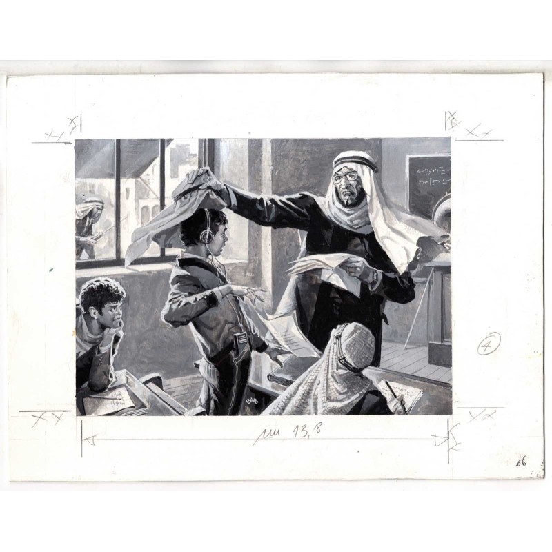 Famiglia Cristiana - Severino Baraldi - Illustrazione Originale  - 1985