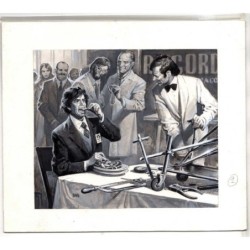 Famiglia Cristiana - Severino Baraldi - Illustrazione Originale  - 1986