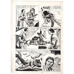 Rodeo - L'ombra della forca - p.7 - Renato Polese - Tavola Originale  - 1977