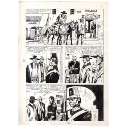 Rodeo - L'ombra della forca - p.10 - Renato Polese - Tavola Originale  - 1977