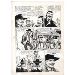 Rodeo - L'ombra della forca - p.11 - Renato Polese - Tavola Originale  - 1977