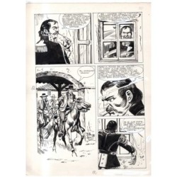 Rodeo - L'ombra della forca - p.12 - Renato Polese - Tavola Originale  - 1977