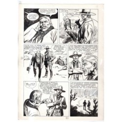 Rodeo - L'ombra della forca - p.20 - Renato Polese - Tavola Originale  - 1977
