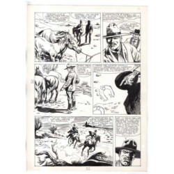 Rodeo - L'ombra della forca - p.21 - Renato Polese - Tavola Originale  - 1977