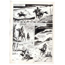 Rodeo - L'ombra della forca - p.22 - Renato Polese - Tavola Originale  - 1977