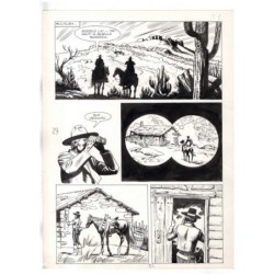 Rodeo - L'ombra della forca - p.23 - Renato Polese - Tavola Originale  - 1977