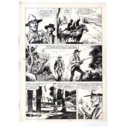 Rodeo - L'ombra della forca - p.24 - Renato Polese - Tavola Originale  - 1977