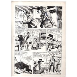 Rodeo - L'ombra della forca - p.26 - Renato Polese - Tavola Originale  - 1977