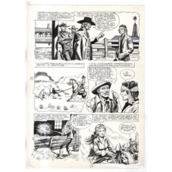 Rodeo - L'ombra della forca - p.29 - Renato Polese - Tavola Originale  - 1977