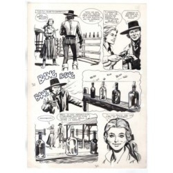 Rodeo - L'ombra della forca - p.30 - Renato Polese - Tavola Originale  - 1977