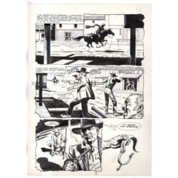 Rodeo - L'ombra della forca - p.38 - Renato Polese - Tavola Originale  - 1977