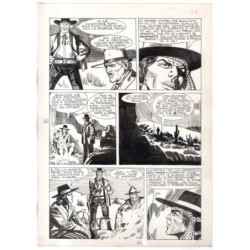 Rodeo - L'ombra della forca - p.40 - Renato Polese - Tavola Originale  - 1977