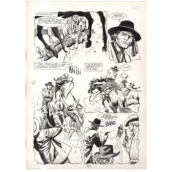 Rodeo - L'ombra della forca - p.42 - Renato Polese - Tavola Originale  - 1977
