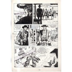Rodeo - L'ombra della forca - p.46 - Renato Polese - Tavola Originale  - 1977