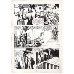 Rodeo - L'ombra della forca - p.51 - Renato Polese - Tavola Originale  - 1977