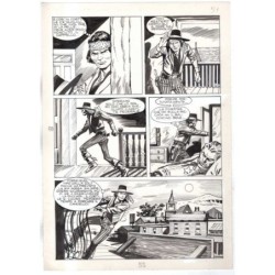 Rodeo - L'ombra della forca - p.53 - Renato Polese - Tavola Originale  - 1977