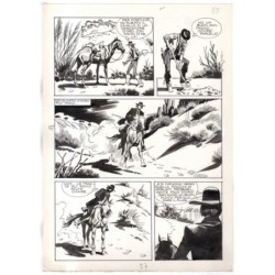 Rodeo - L'ombra della forca - p.57 - Renato Polese - Tavola Originale  - 1977