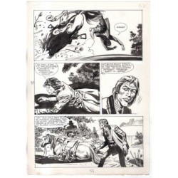 Rodeo - L'ombra della forca - p.59 - Renato Polese - Tavola Originale  - 1977