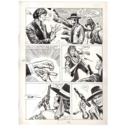 Rodeo - L'ombra della forca - p.62 - Renato Polese - Tavola Originale  - 1977