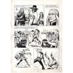 Rodeo - L'ombra della forca - p.68 - Renato Polese - Tavola Originale  - 1977