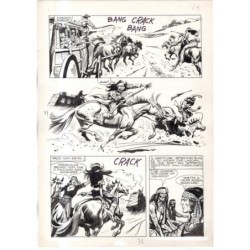 Rodeo - L'ombra della forca - p.71 - Renato Polese - Tavola Originale  - 1977