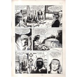 Rodeo - L'ombra della forca - p.72 - Renato Polese - Tavola Originale  - 1977