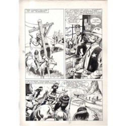 Rodeo - L'ombra della forca - p.73 - Renato Polese - Tavola Originale  - 1977