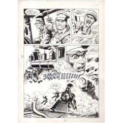 Rodeo - L'ombra della forca - p.77 - Renato Polese - Tavola Originale  - 1977