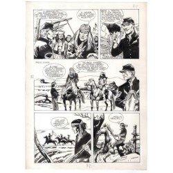 Rodeo - L'ombra della forca - p.82 - Renato Polese - Tavola Originale  - 1977