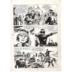 Rodeo - L'ombra della forca - p.85 - Renato Polese - Tavola Originale  - 1977