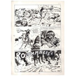 Rodeo - L'ombra della forca - p.87 - Renato Polese - Tavola Originale  - 1977