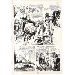 Rodeo - L'ombra della forca - p.95 - Renato Polese - Tavola Originale  - 1977