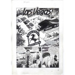 Nick Raider - Las Vegas! - p.tit - Renato Polese - Tavola Originale  - 1996