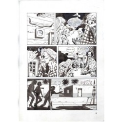 Nick Raider - Las Vegas! - p.12 - Renato Polese - Tavola Originale  - 1996