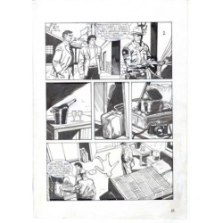 Nick Raider - Las Vegas! - p.22 - Renato Polese - Tavola Originale  - 1996