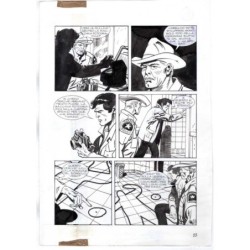 Nick Raider - Las Vegas! - p.23 - Renato Polese - Tavola Originale  - 1996