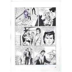 Nick Raider - Las Vegas! - p.25 - Renato Polese - Tavola Originale  - 1996
