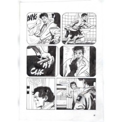 Nick Raider - Las Vegas! - p.28 - Renato Polese - Tavola Originale  - 1996