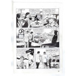 Nick Raider - Las Vegas! - p.30 - Renato Polese - Tavola Originale  - 1996