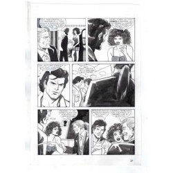 Nick Raider - Las Vegas! - p.37 - Renato Polese - Tavola Originale  - 1996