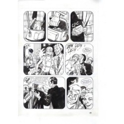 Nick Raider - Las Vegas! - p.40 - Renato Polese - Tavola Originale  - 1996