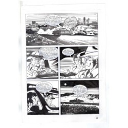 Nick Raider - Las Vegas! - p.45 - Renato Polese - Tavola Originale  - 1996