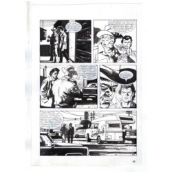 Nick Raider - Las Vegas! - p.49 - Renato Polese - Tavola Originale  - 1996