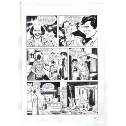 Nick Raider - Las Vegas! - p.51 - Renato Polese - Tavola Originale  - 1996